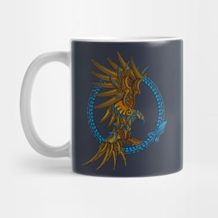 Golden eagle - Strong Wind - Strong wing - Strong will T-Shirt(no background) Mug